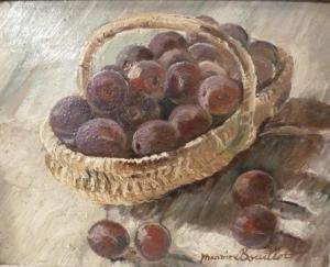 BOUILLOT Maurice 1896-1985,Panier de cerises,Joron-Derem FR 2016-10-25