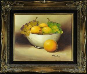 BOUING 1900-1900,Früchtestillleben mit Orangen und Trauben,Allgauer DE 2016-01-15