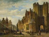 BOULANGER Francois Jean Louis 1819-1873,View of Ghent,Van Ham DE 2017-11-17