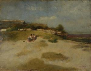 BOULARD Auguste II 1852-1927,Jeunes enfants dans les dunes,De Maigret FR 2018-02-07