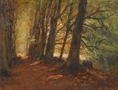BOULENGER Hippolyte 1837-1874,Sous-bois en automne,Brussels Art Auction BE 2015-12-15