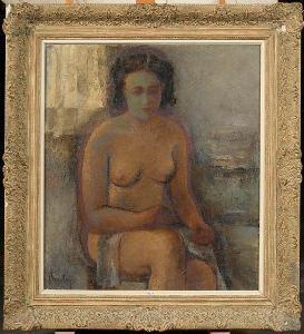 BOULEZ Jules Jacques 1889-1960,Femme nue assise,VanDerKindere BE 2016-12-13