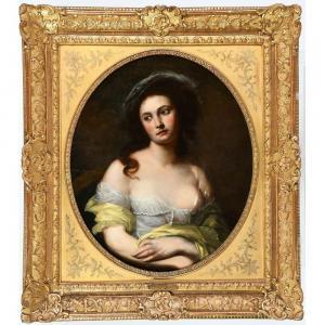 BOULIARD Marie Genevieve 1772-1819,Portrait d\’une femme légèrement dénudée,Herbette FR 2022-11-24