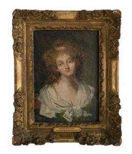 BOULIARD Marie Genevieve 1772-1819,Portrait of the Artist,2017,New Orleans Auction US 2021-07-24