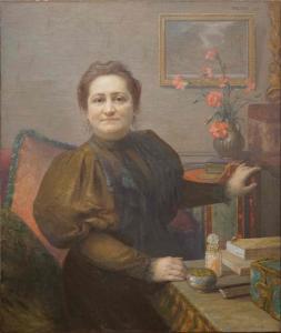 BOULICAUT Pierre,Portrait de femme d,1898,Gautier-Goxe-Belaisch, Enghien Hotel des ventes 2023-11-19