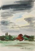 BOULLAIRE Jean 1893-1976,Paysage au grand ciel,Ader FR 2012-03-29
