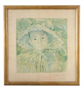 BOULLARD DEVE Marie Antoinette 1890-1970,Young Vietnamese boy with a hat,1926,Adams IE 2022-01-18
