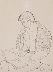 BOULLET Jean 1921-1970,Portrait d'homme,Neret-Minet FR 2017-06-28