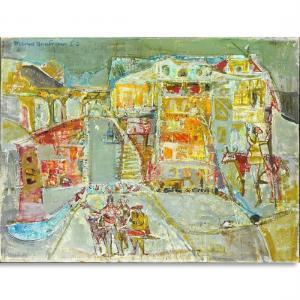 BOULNOIS Maurice 1913-2011,Abstract Street Scene,1962,Kodner Galleries US 2018-06-27