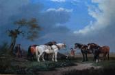 BOULT Augustus S 1815-1853,Changing the Plow Team,William Doyle US 2009-10-21