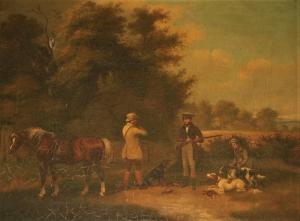 BOULT Augustus S 1815-1853,The Hunting Party,Fonsie Mealy Auctioneers IE 2021-09-08