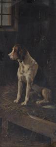 BOULTER J W,Portrait of a hunting hound,Burstow and Hewett GB 2010-07-21