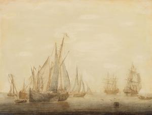 BOUMEESTER Cornelis 1670-1733,Sailing Ships off the Coast,Lempertz DE 2022-11-19