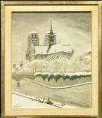 BOUQUET Jean 1908-1976,NOTRE DAME FROM THE RIGHT BANK,William Doyle US 2004-01-08