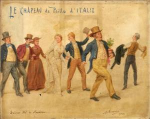 BOURCHET A,Le chapeau de paille d'Italie,1902,Pierre Bergé & Associés FR 2015-02-10