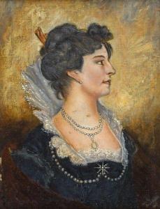 BOURDELLE Emile Antoine 1861-1929,« Portrait de femme »,1900,Audap-Mirabaud FR 2012-06-27
