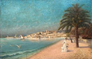 BOURDET Jules Joseph,La Baie de Cannes en 1893,Artcurial | Briest - Poulain - F. Tajan 2013-10-04