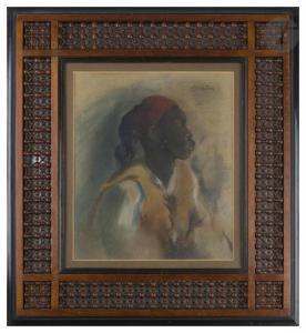 BOURDON Julien 1880-1946,Portrait d\’un Maure,19th century,Ader FR 2021-11-25