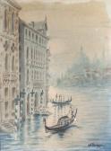 BOURGEOIS André 1900-1900,Venise, sur le Grand Canal,20th century,Millon & Associés FR 2020-07-16