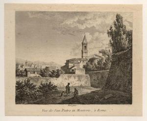 BOURGEOIS DU CASTELET Constant Florent F. 1767-1841,Vue de San Pietro in Montor,Bertolami Fine Arts 2023-06-26