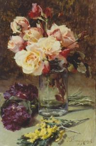 BOURGOGNE Pierre 1838-1904,Bouquet,Etienne de Baecque FR 2023-04-25