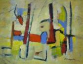 BOURGUET Fernand 1908-1982,Composition.,Rossini FR 2009-03-24