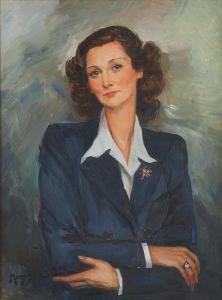 BOURGUIGNON Mady 1902,Portrait de jeune femme,Horta BE 2017-11-13