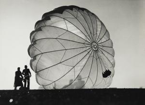 BOURKE WHITE Margaret,DUMMY AND CHUTE LANDING, IRVING AIR CHUTE COMPANY,,Sotheby's 2014-04-01