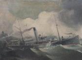 bourne j 1900-1900,The Pilot Boat 'Leonard Spear' in a swell,Halls GB 2013-05-21