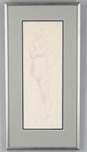 BOURNE John Frye 1912-1991,Three nude figural sketches,Dreweatts GB 2021-03-12