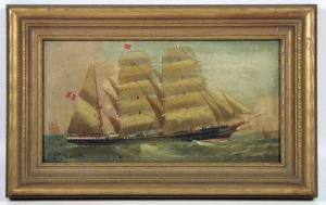 BOURNE Joseph 1740-1808,British clipper ship,CRN Auctions US 2011-01-09