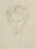 BOUSQUET DECARIS Micheline 1900-1900,Portrait de Jeune garçon,1944,Mercier & Cie FR 2011-12-04