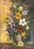Bousquet Yvon 1923-1997,flowers in high relief,,888auctions CA 2018-01-18