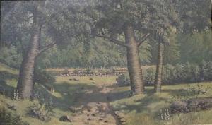 BOUTELLE Edward 1847-1929,Landscape,1890,Rachel Davis US 2008-09-14
