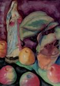 BOUTEN Armand 1893-1965,A still life with a plant, apples and a statuette ,Christie's GB 2007-03-06