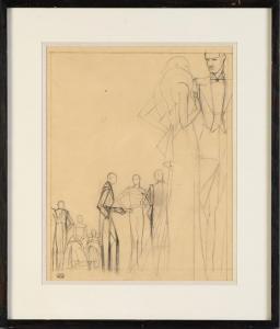 BOUTET DE MONVEL Bernard 1881-1949,Projet pour Harper's Bazaar,Coutau-Begarie FR 2024-04-04
