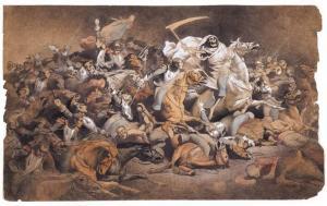 BOUTET DE MONVEL Louis Maurice 1851-1913,The Horror of War,Butterscotch Auction Gallery 2021-11-21