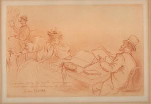 BOUTET Henri,Gravure pour la carte annonçant l'ouverture de la ,1894,Bertolami Fine Arts 2022-11-22