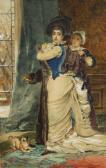 BOUTIBONNE Charles Edouard 1816-1897,Femme à la pelisse,Kahn & Associes FR 2019-05-24