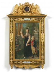BOUTON Joseph Marie 1768-1823,Portrait de la reine d'E,1805,Artcurial | Briest - Poulain - F. Tajan 2020-06-16