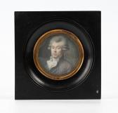 BOUTON Joseph Marie 1768-1823,Portrait miniature rond,Delorme-Collin-Bocage FR 2023-04-07