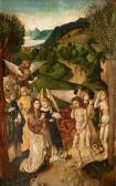 BOUTS Dieric 1415-1475,Follower of 
Expulsion from the paradise,Bukowskis SE 2011-06-14