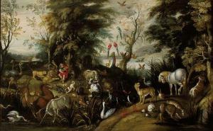 BOUTTATS Frederick I 1612-1661,Orphée charmant les animaux,Mercier & Cie FR 2012-02-12