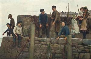BOUTWOOD Charles Edward 1856-1941,The young fishermen,Christie's GB 2014-11-26