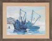 BOUVAIS Charles,Fishing boats,Dargate Auction Gallery US 2009-02-06