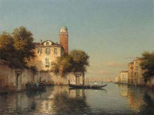 BOUVARD Eloi Noel 1875-1957,Gondoles sur un canal à Venise,Sotheby's GB 2002-11-19