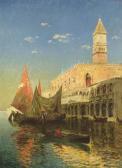 BOUVARD F,A gondola ride before the Doge's Palace, Venice,Christie's GB 2013-09-12