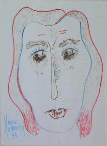 BOUVIER Armand 1913-1997,« Tete de femme »,Chantilly Encheres FR 2014-04-20