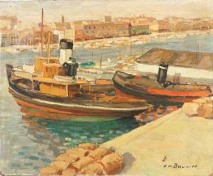 BOUVIER E.M 1900-1900,Port et bateaux, vieux port de Marseille,Ruellan FR 2023-07-22