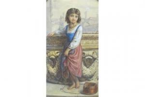 BOUVIER Jules 1800-1867,A Beggar Girl,Brightwells GB 2015-12-09